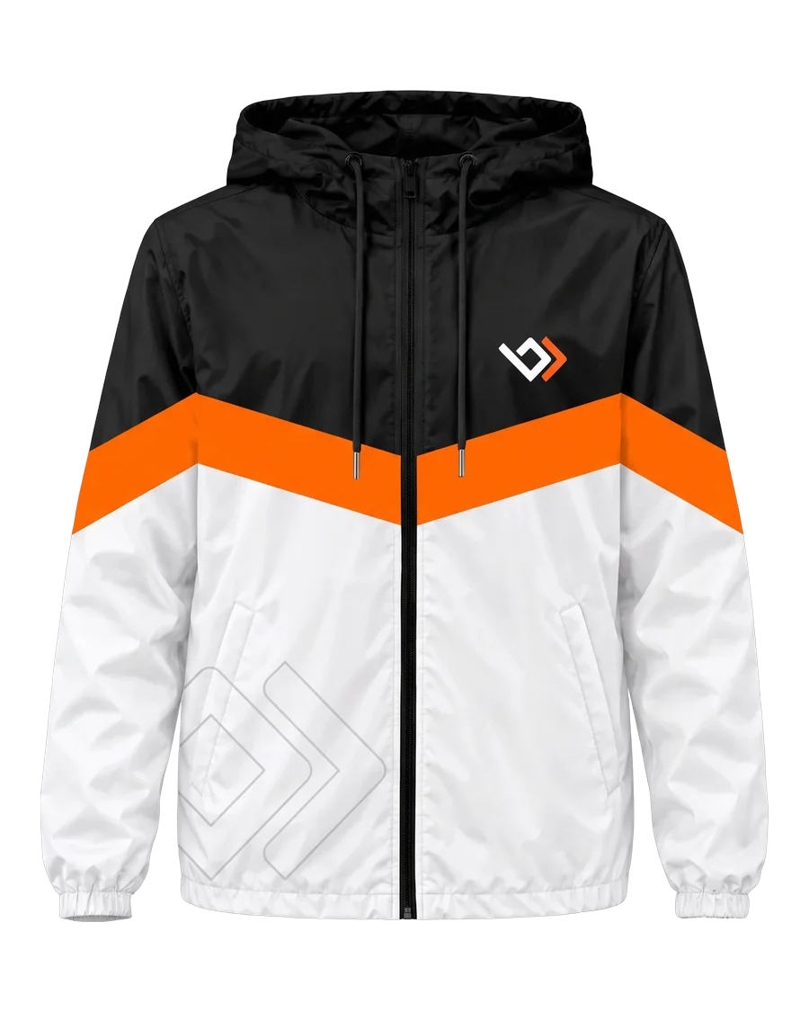 Jaqueta Corta Vento da linha Inverno, mockup personalizado